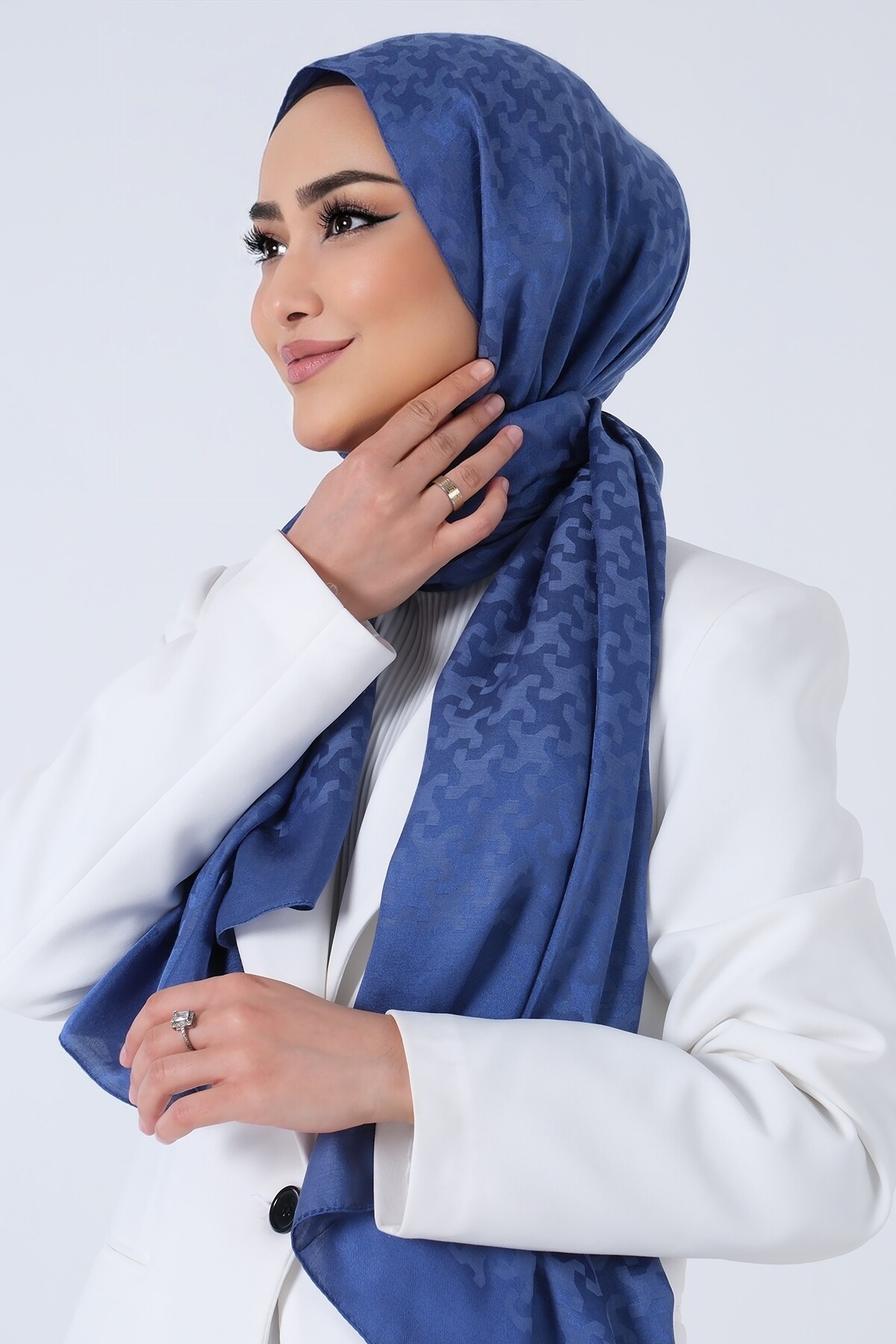 İndigo Eslem Jakar Şal - harem