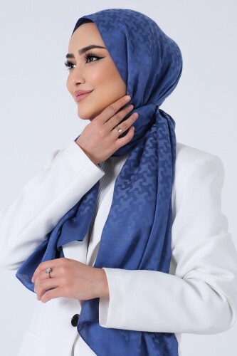 İndigo Eslem Jakar Şal - harem