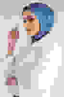 İndigo Janjan Eşarp İndigo