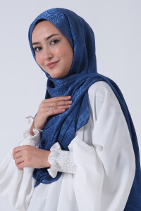 İndigo Nefes Jakar Şal - harem
