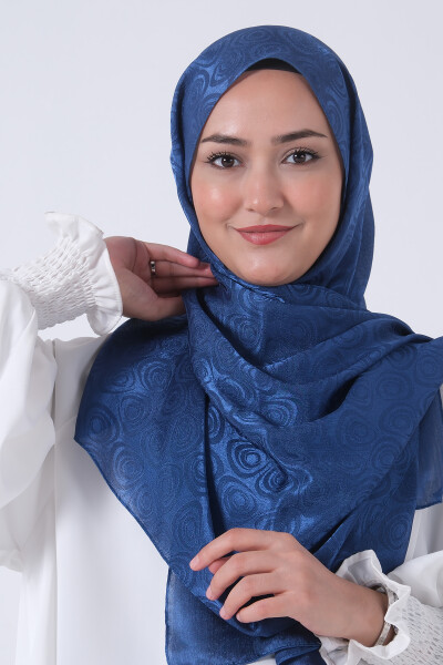 İndigo Nefes Jakar Şal - 2