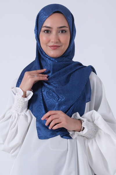 İndigo Nefes Jakar Şal - 5