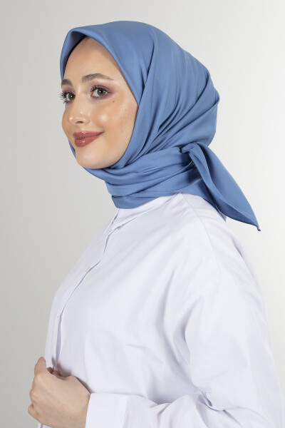 İndigo Twill Eşarp - 8