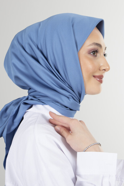 İndigo Twill Eşarp - 9
