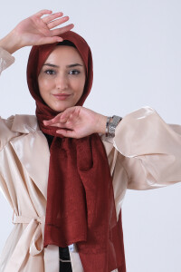 Kiremit Beyza Jakar Şal - harem