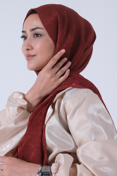 Kiremit Beyza Jakar Şal - 3