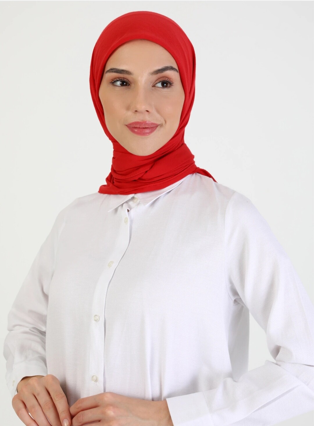 Kırmızı Amor Eşarp - harem