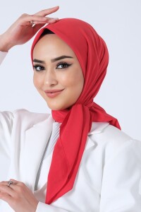 Kırmızı Asya Eşarp 