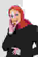 Kırmızı Brisa Vual Eşarp Kırmızı