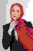 Kırmızı Brisa Vual Şal Kırmızı