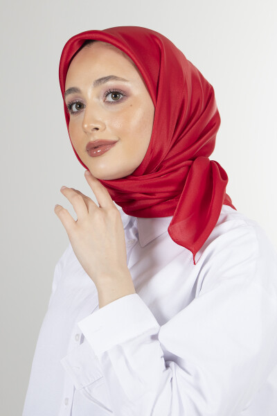 Kırmızı Elmas Eşarp - 6