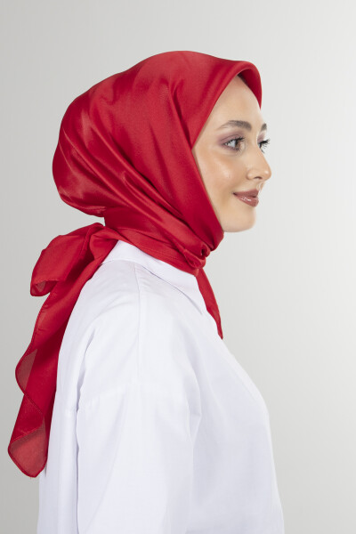 Kırmızı Elmas Eşarp - 8
