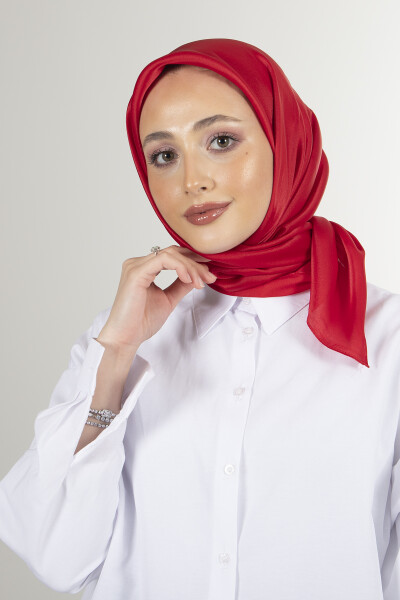 Kırmızı Elmas Eşarp - 9