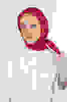 Kırmızı Elmas Eşarp Kırmızı