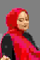 Kırmızı Işıltı Şal Kırmızı