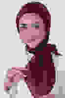 Kızılcık Janjan Eşarp Kızılcık