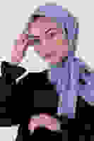 Kot Mavi Brisa Vual Eşarp Kot Mavi