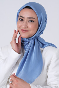 Kot Mavi Janjan Eşarp 