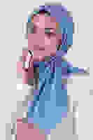 Kot Mavi Janjan Eşarp Kot Mavi