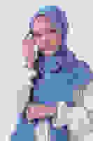 Kot Mavi Masal Jakar Şal Kot Mavi