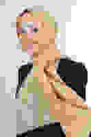 Koyu Bej Brisa Vual Şal Koyu Bej