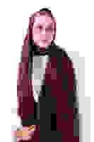 Koyu Bordo Diamond Asel Şal - harem