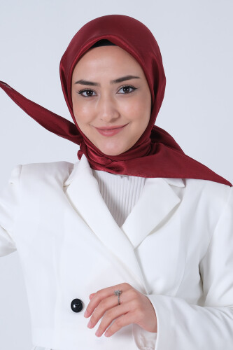 Koyu Bordo Janjan Eşarp - harem