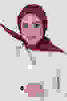 Koyu Bordo Janjan Eşarp Koyu Bordo