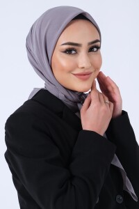 Koyu Füme Asya Eşarp 