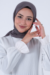 Koyu Füme Brisa Vual Eşarp 