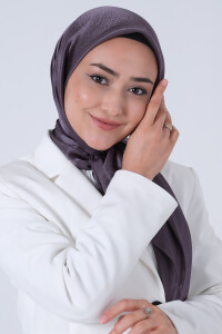 Koyu Füme Janjan Eşarp 