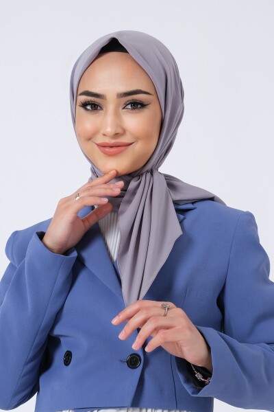 Koyu Gri Asya Eşarp - 2