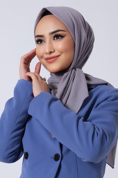 Koyu Gri Asya Eşarp - 3