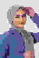 Koyu Gri Asya Şal Koyu Gri