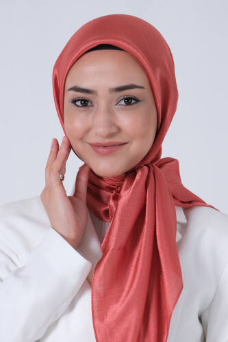 Koyu Gül Janjan Eşarp - harem