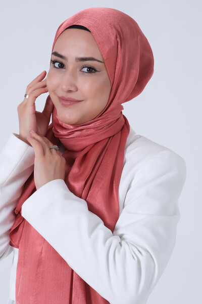 Koyu Gül Janjan Şal - 5