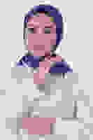 Koyu İndigo Brisa Vual Eşarp Koyu İndigo