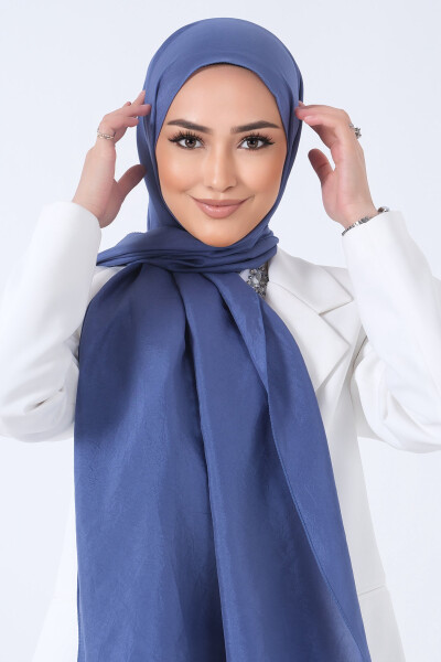 Koyu İndigo Brisa Vual Şal - 2