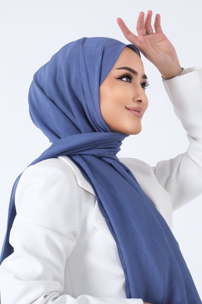 Koyu İndigo Brisa Vual Şal - 3