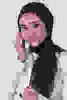 Koyu Lacivert Janjan Eşarp Koyu Lacivert