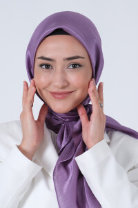 Koyu Lavanta Janjan Eşarp - harem