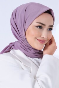 Koyu Leylak Asya Eşarp 