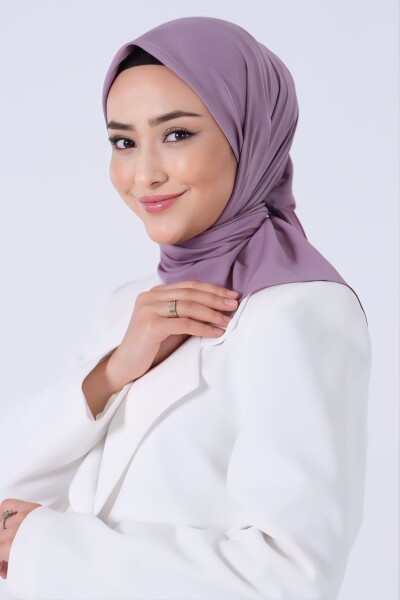 Koyu Leylak Asya Eşarp - 4