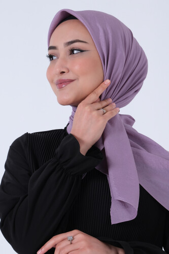 Koyu Leylak Brisa Vual Eşarp - harem