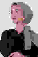 Koyu Leylak Brisa Vual Eşarp Koyu Leylak