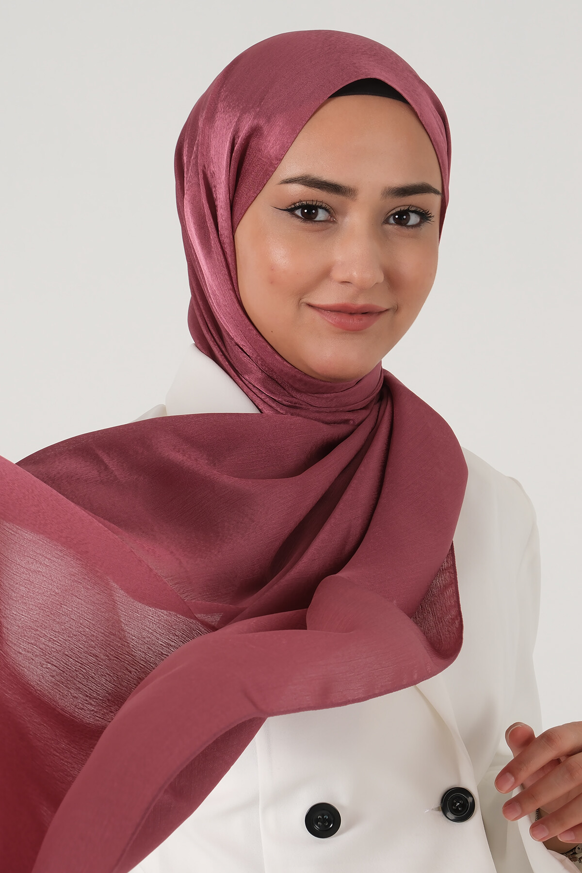 Koyu Leylak Janjan Şal - harem