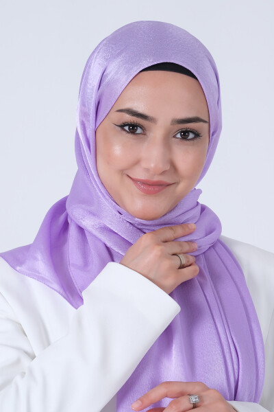 Koyu Lila Janjan Şal - 3
