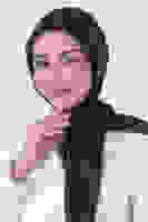 Koyu Mor Janjan Eşarp Koyu Mor