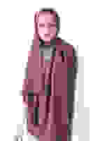 Koyu Vizon Diamond Asel Şal Koyu Vizon