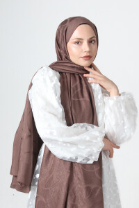 Koyu Vizon Diamond Hüma Şal - harem